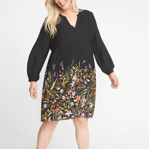 Old Navy Dresses & Skirts - Old Navy Georgette Plus-Size Swing Dress